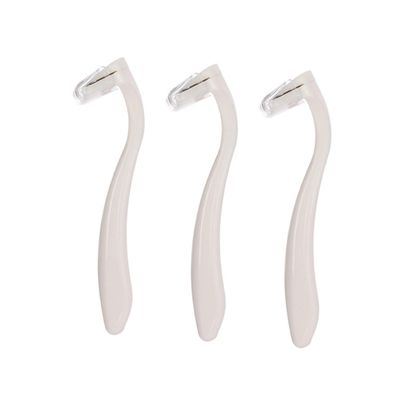 VICASKY 3pcs Women Razor Shaver for Leg Arm Bikini Area Protective Cover Hair Removal Tool