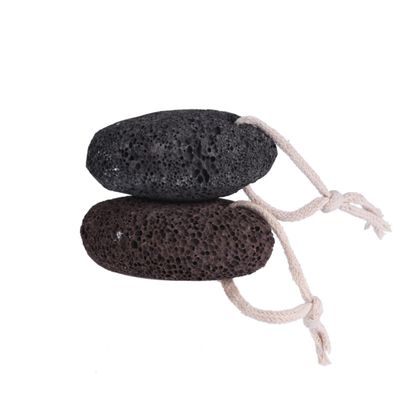 CALLARON 2pcs Natural Lava Pumice Stone for Exfoliating Calluses Dead Skin for Feet Heels Palms Earth Pumice Stone for Hand Care Random