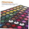 SOESFOUFU 30pcs Eyeshadow Palette Holder Empty Pans for Cosmetics Matte Eyeshadow Pans Case for Travel view 3
