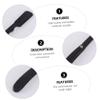Beaupretty Razor Holder Razor Trimmer for Men Beard Men Shaver Trimming Holder Shaving Beard Cutter Manual Stainless Steel Black view 3
