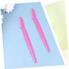 DEARMAMY 10pcs Eyebrow Portable Razor Comfortable to Hold Travel-friendly Made of Material view 3