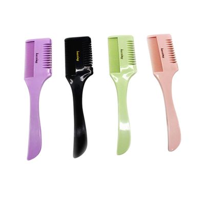 DEARMAMY 5pcs Double-sided Hair Cutting Comb for Thinning and Styling Random Colors for All Hair Types Portable