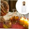 VICASKY 4Pcs Glass Essential Oil Dropper Bottles Refillable Empty Dispensers with Pressable Droppers for Aromatherapy Lotions and Muscle Foundation Travel Use view 4