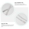 Beaupretty 2pcs Double-Sided Manicure Nail File Tool for Fingernails Professional Nail Care Tools Heavy Duty Cuticle view 4