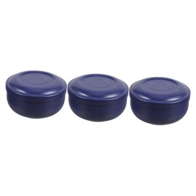 DEARMAMY 3pcs Stainless Steel Shaving Bowl for Men Soap Bowl for Smooth Shaving Lather Compact and Easy to Clean for Travel and Grooming Routine