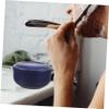 DEARMAMY 3pcs Stainless Steel Shaving Bowl for Men Soap Bowl for Smooth Shaving Lather Compact and Easy to Clean for Travel and Grooming Routine view 2