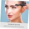 Beaupretty 24pcs Professional Eyebrow Trimmer Blade Non-Slip Handle for Facial Neck Body Hair Removal view 3