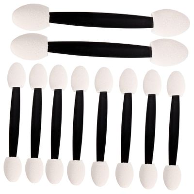 BELLIFFY 4bags Double- Eyeshadow Sponge Makeup Brushes Applicators for Eyes Lips and Nose Contouring Lightweight Portable Cosmetic Tool for Everyday Use