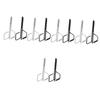 Beaupretty 10pcs Stainless Steel Nose Hair Scissors for Men Women Precision Trimming Tool for Eyebrows and Facial Hair Manual Design for Grooming view 1