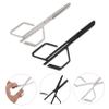 Beaupretty 10pcs Stainless Steel Nose Hair Scissors for Men Women Precision Trimming Tool for Eyebrows and Facial Hair Manual Design for Grooming view 4