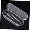 CALLARON 6pcs Stainless Steel Eyebrow Scissors for Men Precision Trimmer Nose Hair Scissors Safe Easy to Use view 4