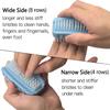 6 PCS Nail Cleaning Brush Two Sided Hand Fingernail Scrub Brush for Men Women Kids view 4