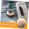 OATIPHO Men's Shaving Brush Set Soft Bristles Beard Grooming Brush for Daily Use and Travel for Shaving Ergonomic Handle for Facial Hair Care view 3