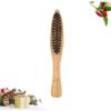 VICASKY 2pcs Professional Beard Brush for Men Long Handle Bristle Hair Brush Mustache Comb Styling Beard Oil Application view 2