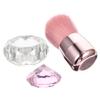 HAPINARY 1set Nail Dust Brush Cup Nail Art Cleaning Brush and Mushroom Design for Manicure Care Tools and Home Use view 1