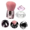 HAPINARY 1set Nail Dust Brush Cup Nail Art Cleaning Brush and Mushroom Design for Manicure Care Tools and Home Use view 4