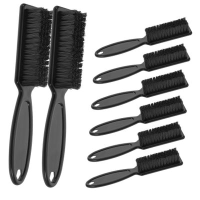 HAPINARY 8pcs Barber Brush for Beard Grooming and Hair Cutting Ergonomic Neck Duster Brush with Handle for Easy Cleaning and Styling Grooming Tool for Men
