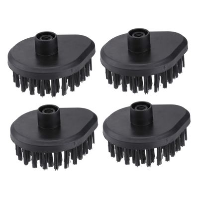 Beaupretty 4pcs Steam Cleaner Brush Head Steel Brush for Household Cleaning Machine