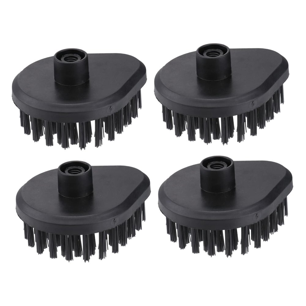 Beaupretty 4pcs Steam Cleaner Brush Head Steel Brush for Household Cleaning Machine