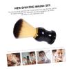 CALLARON Beard Care Brush Shaving Brush and Bowl Personal Care Tool for Travel Random view 2