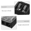 VALICLUD 5pcs Dual Holes Makeup Pencil Sharpener Efficient Handheld Sharpener for Eyeliner Lip Liner and Brow Pencils Portable and Lightweight for Go view 3