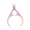 LIFKOME Fashion Cuticle Cutter Stainless Steel Manicure Nipper with Ultra-sharp Precision Blades for Professional Nail Care Pink Color Random view 1