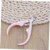 LIFKOME Fashion Cuticle Cutter Stainless Steel Manicure Nipper with Ultra-sharp Precision Blades for Professional Nail Care Pink Color Random view 4