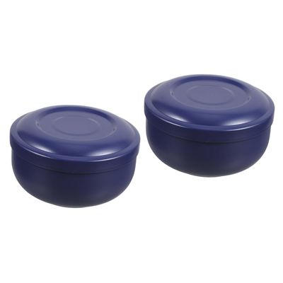 DEARMAMY 2pcs Stainless Steel Shaving Bowl for Men Multi-purpose Soap Cup for Lathering Facial Cleansing and Grooming Compact Design for Home and Travel Use