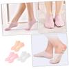 DEARMAMY 1pair Moisturizing Silicone Socks for Women Gel Foot Covers for Cracked Heels Soft Skin for Overnight view 4