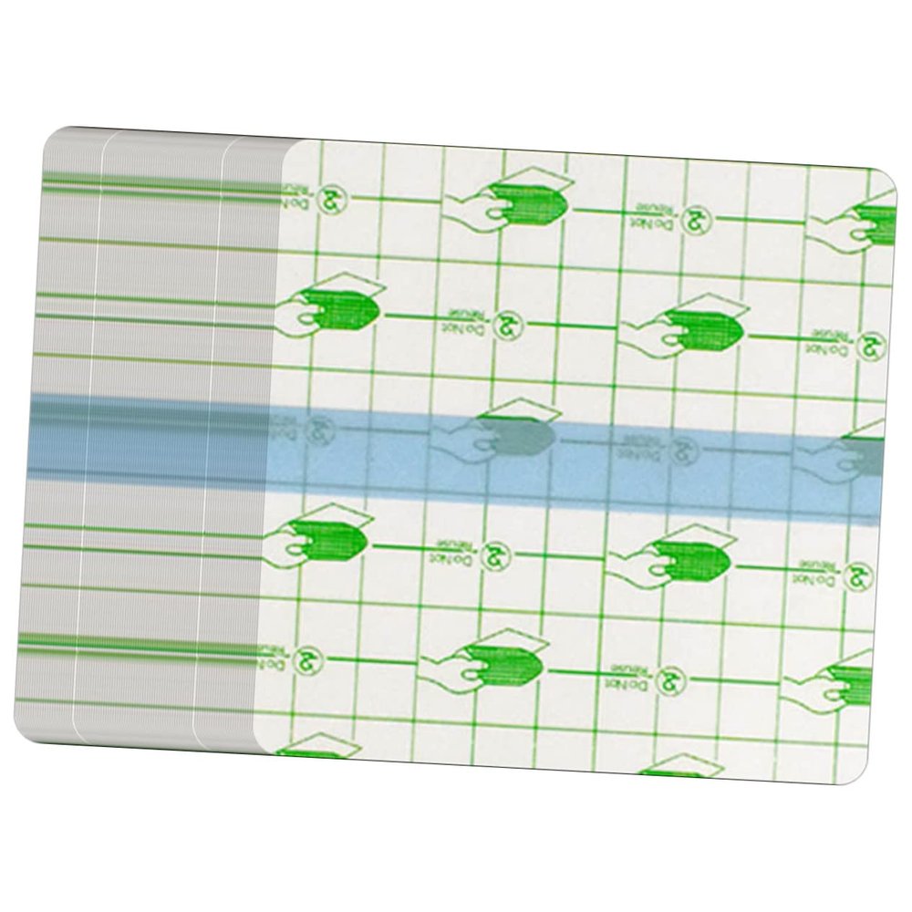 HONMEET 100pcs Makeup Mixing Palette for Professional Makeup Artists Handheld Adhesive Foundation Mixing Tray for Women and Girls Easy to Use