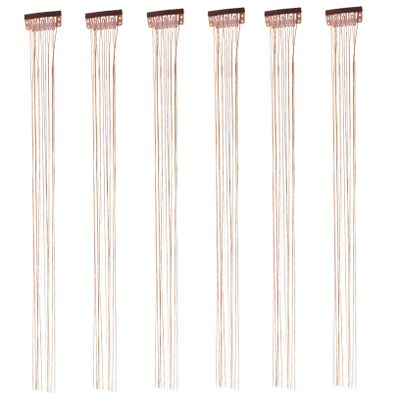 WRITWAA 6pcs Sparkling Hair Tinsel Extensions for Women Versatile Glitter Hair Accessories for Parties Cosplay and Daily Wear Easy to Use and Cut to Desired