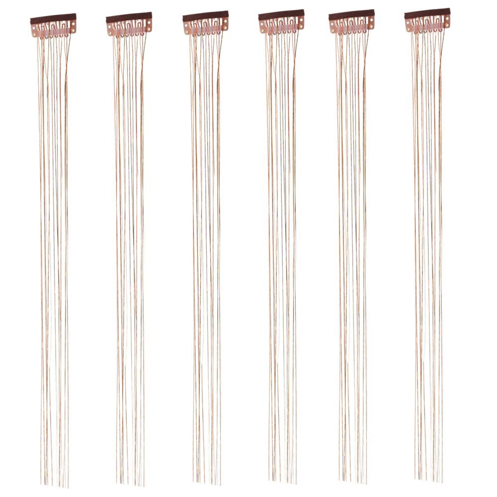 WRITWAA 6pcs Sparkling Hair Tinsel Extensions for Women Versatile Glitter Hair Accessories for Parties Cosplay and Daily Wear Easy to Use and Cut to Desired