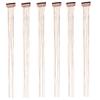 WRITWAA 6pcs Sparkling Hair Tinsel Extensions for Women Versatile Glitter Hair Accessories for Parties Cosplay and Daily Wear Easy to Use and Cut to Desired view 1