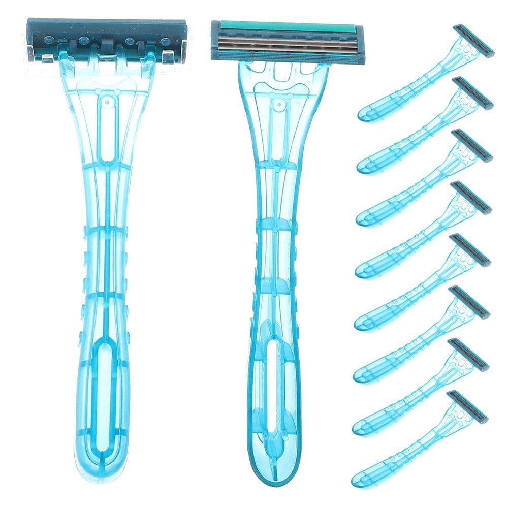 Vaguelly 20pcs Disposable Razors for Men and Women Stainless Steel Shaving Tool Set Comfortable Travel Shaver for Sensitive Skin Multi-Use Hair Removal