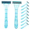 Vaguelly 20pcs Disposable Razors for Men and Women Stainless Steel Shaving Tool Set Comfortable Travel Shaver for Sensitive Skin Multi-Use Hair Removal view 1