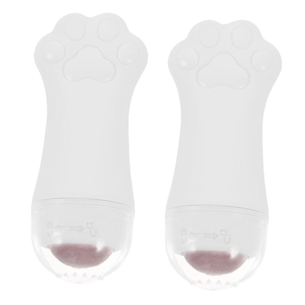 CALLARON 2pcs Shaped Face Massage Rollers Puffiness Reducing Facial Massagers for Skin Care Absorption of Serums Unique and Fun Design for Women