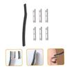 Didiseaon Eyebrow Razor Set 6x Stainless Steel Blades Small Portable Non-slip Grip for Women view 2