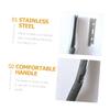 Didiseaon Eyebrow Razor Set 6x Stainless Steel Blades Small Portable Non-slip Grip for Women view 3