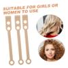 DEARMAMY 1bag Curling Perm Rubber Hair Rollers for Short Hair Use Curling Kit for Women Diy Curls Versatile Styling Accessory Brown view 3