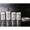 DUYHBAWRS Bathroom Five-Piece Couple Toothbrush Holder Set Soap Dispenser view 3