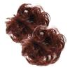 Didiseaon 2Pcs Large Messy Bun Hair Clips for Women Synthetic Wavy Curly Claw Clip Extensions for Updos and Ponytails view 1