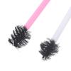 Ipetboom 100Pcs Disposable Nylon Eyelash Brushes Apple Shape Portable Makeup Tools for Eyelash Extensions and Eyebrow Grooming for Travel and Makeup Practice view 3