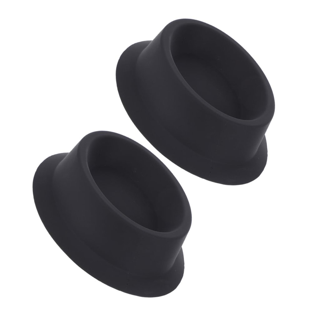 PACKOVE 2pcs Beard Shave Bowl Silicone Shaving Bowl Holder Travel Portable Men Barber Cleaning Tools for Home Travel