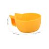 CALLARON Deep Shaving Bowl for Men Thick Plastic Shaving Soap Cup Decorative Design and Travel view 2