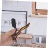 PACKOVE Professional Barber Razor Wooden Handle Manual Shaving Razor for Men Stainless Steel Blade Replacement Compatible S23-1 view 4