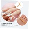 PartyKindom 50pcs Stainless Steel Cuticle Remover Tool for Manicure Nail Pusher and Scraper for Dead Skin Care Ergonomic Design for Easy Use view 2