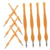 PartyKindom 50pcs Stainless Steel Cuticle Remover Tool for Manicure Nail Pusher and Scraper for Dead Skin Care Ergonomic Design for Easy Use view 3