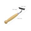 PACKOVE 4pcs Stainless Steel Razor Handle for Men Classic Style Beard Clipper Blade for Hair Razor view 2