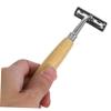 PACKOVE 4pcs Stainless Steel Razor Handle for Men Classic Style Beard Clipper Blade for Hair Razor view 3