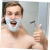PACKOVE 4pcs Stainless Steel Razor Handle for Men Classic Style Beard Clipper Blade for Hair Razor view 4